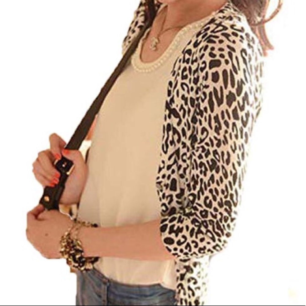 Leopard Pattern Cardigan - Picture 7 of 7